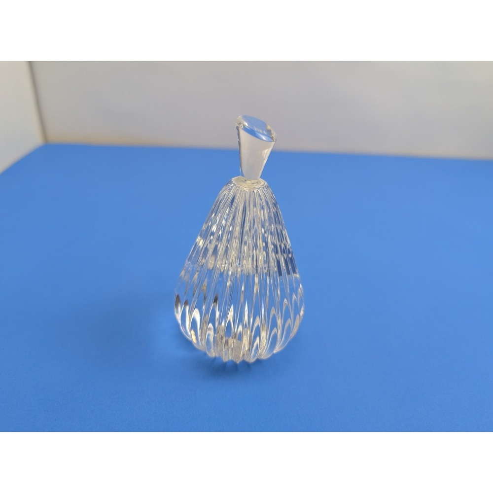 Excellent Condition Signed Waterford Crystal Art Glass Pear Paperweight 4.5"